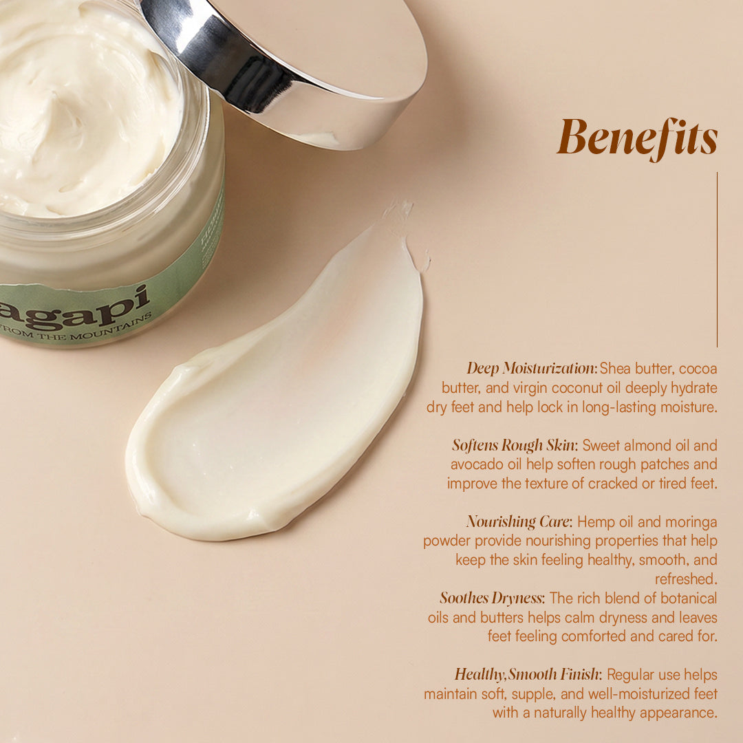 Hemp and Moringa Foot Cream