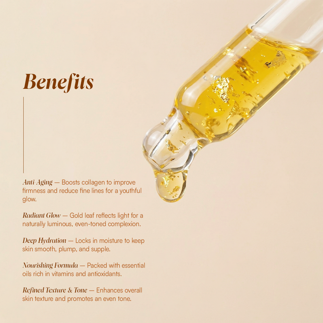 Gold Leaf Facial Oil - 30ml