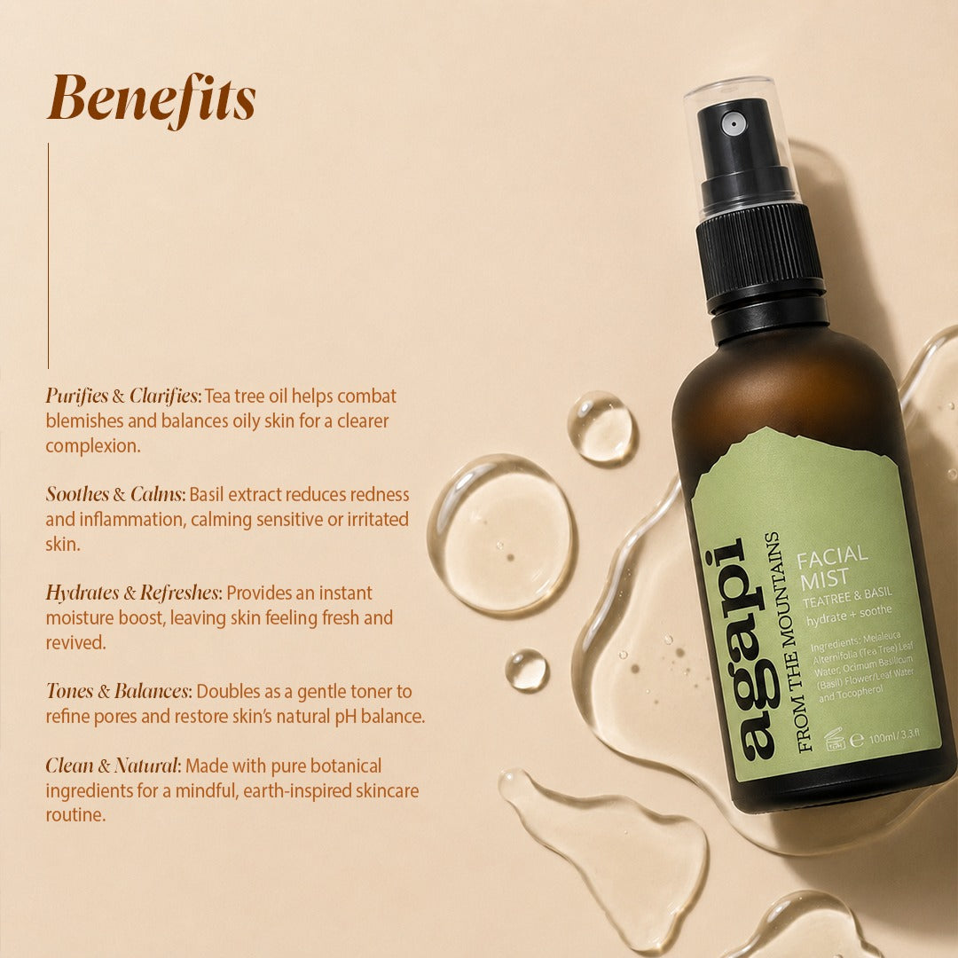 Tea Tree and Basil Facial Mist